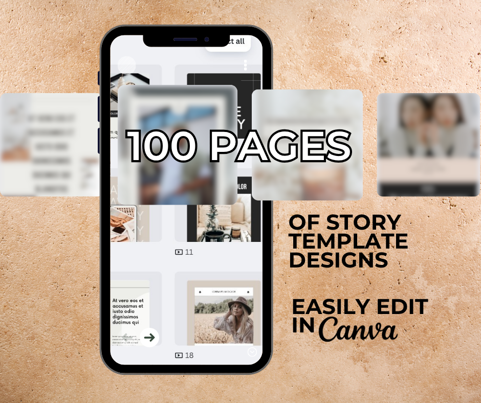 Instagram Story Templates (100-Pack)