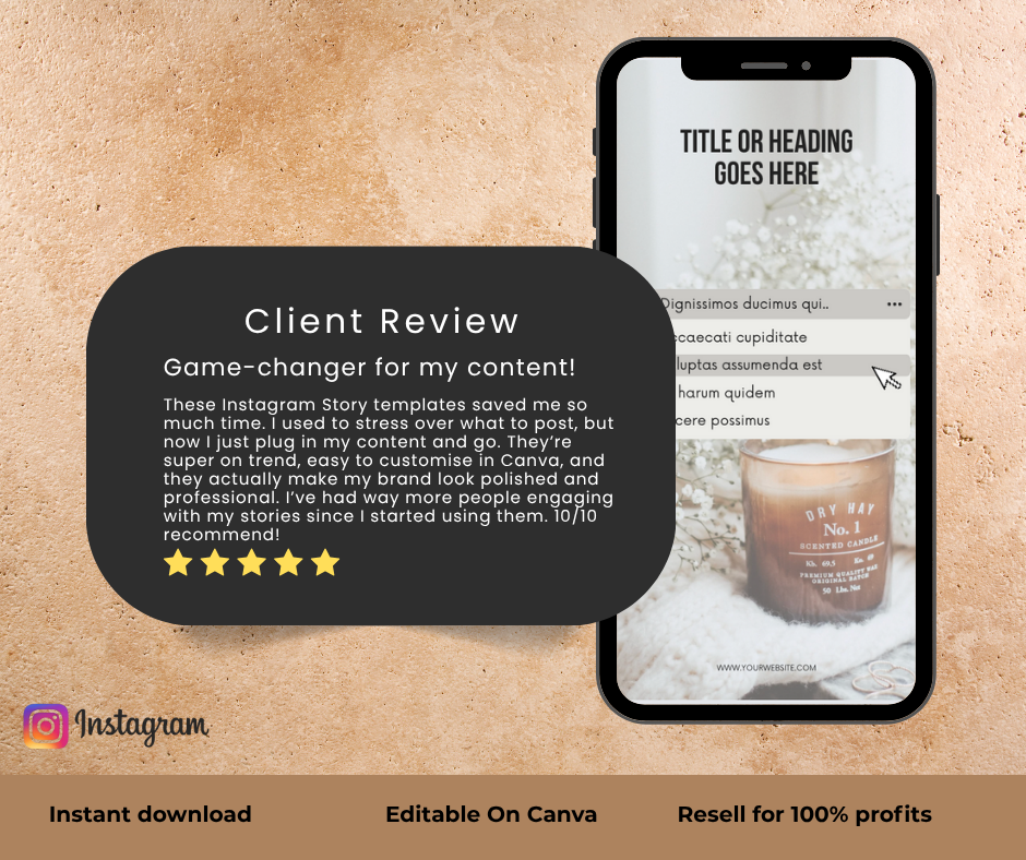 Instagram Story Templates (100-Pack)
