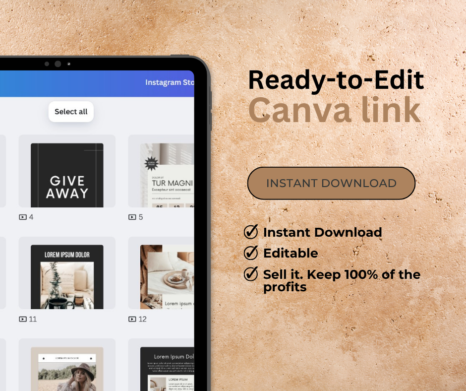 Instagram Story Templates (100-Pack)