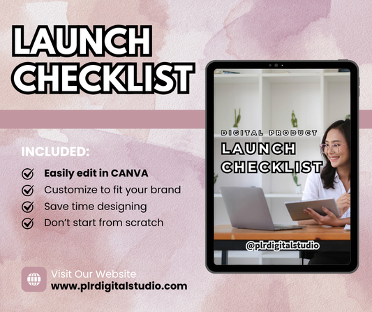 Digital Product Launch Checklist