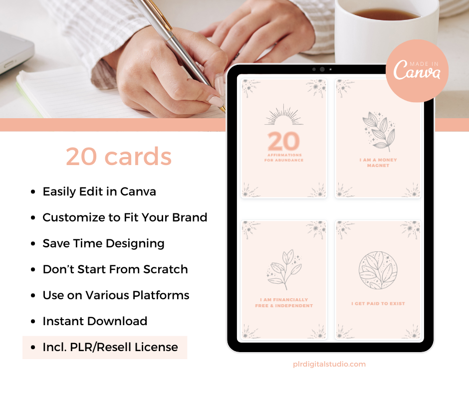 Money Mindset Affirmation Cards