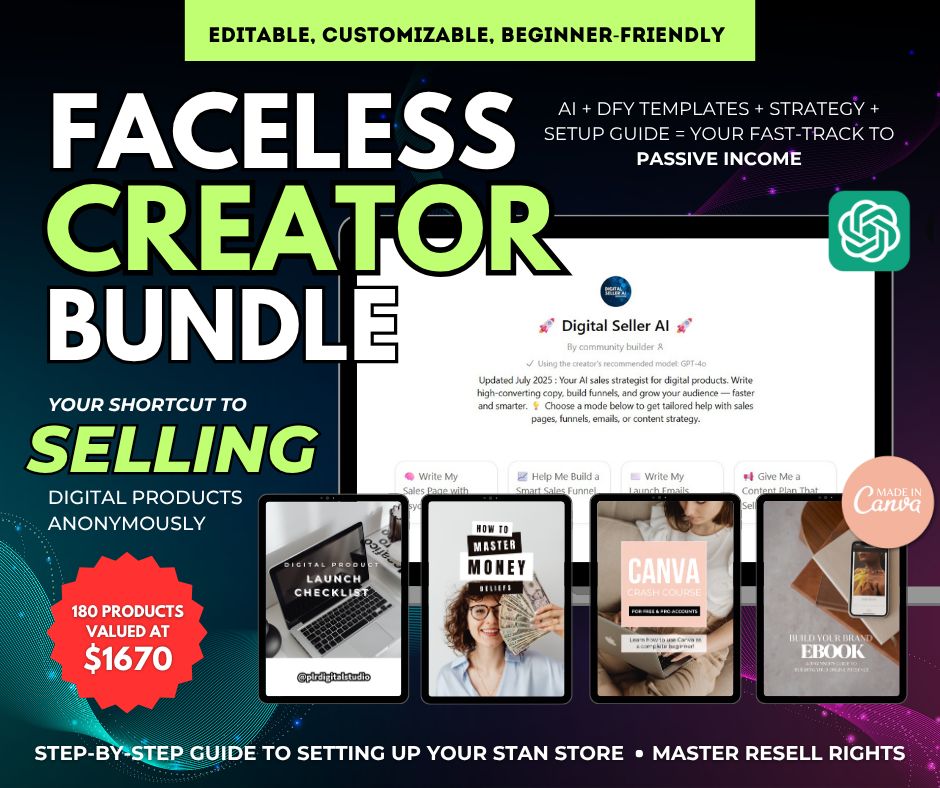 Faceless Creator Bundle