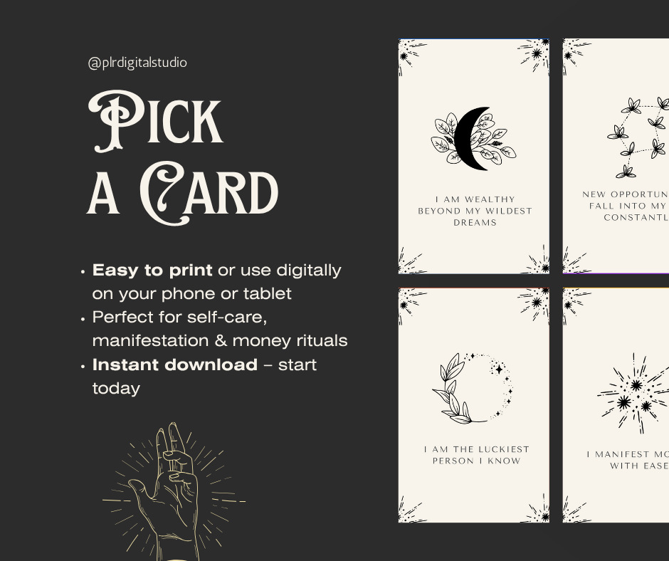 Money Mindset Affirmation Cards