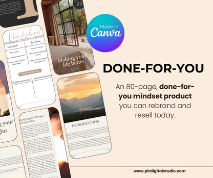 Limiting Beliefs eBook + Workbook (MRR)