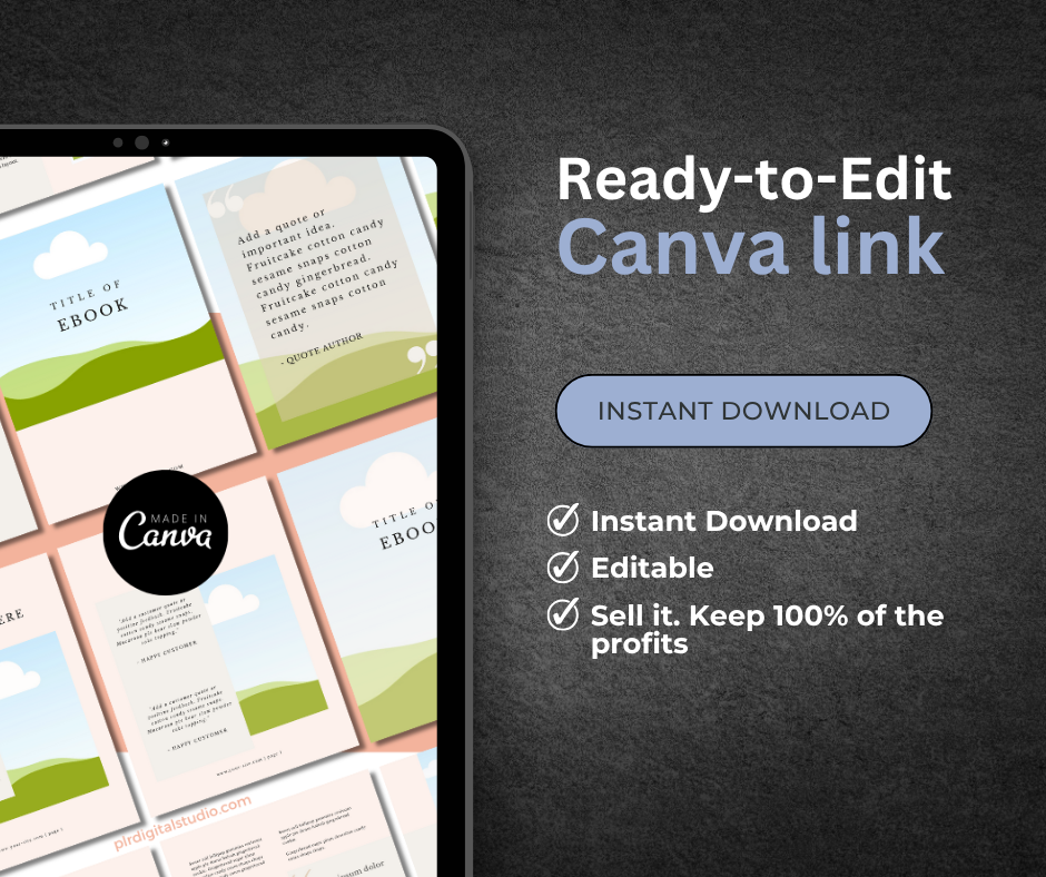 Ebook / Workbook Template