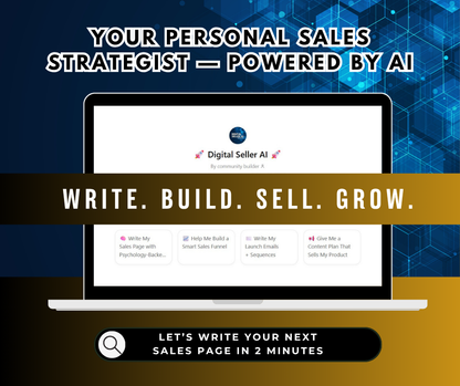Digital Seller AI Tool (ChatGPT)