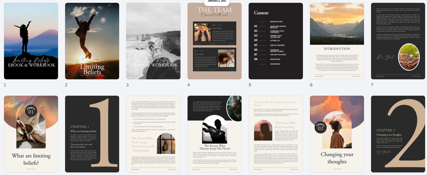 Limiting Beliefs eBook + Workbook (MRR)